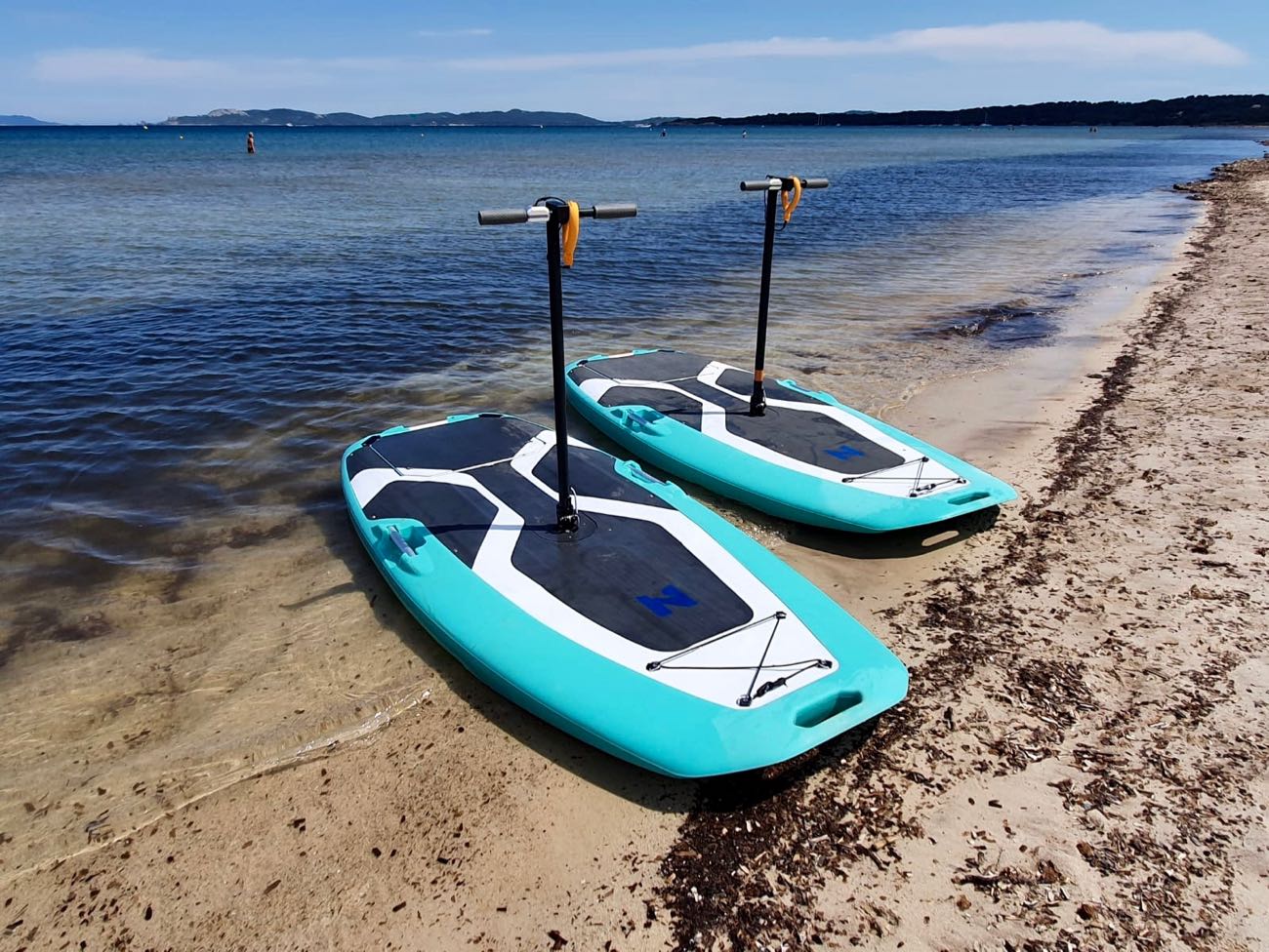 Paddle electrique réalisé en rotomoulage - roto30